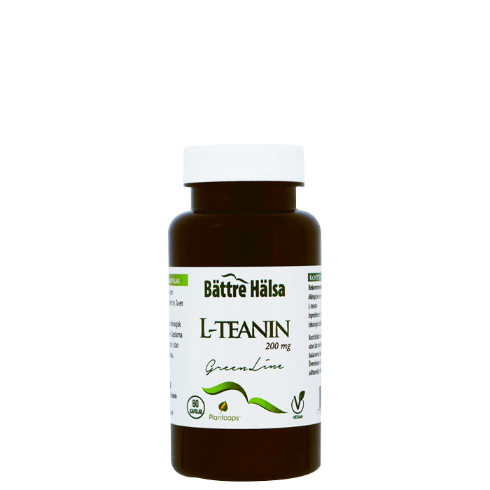 L-Teanin, 60 kapslar