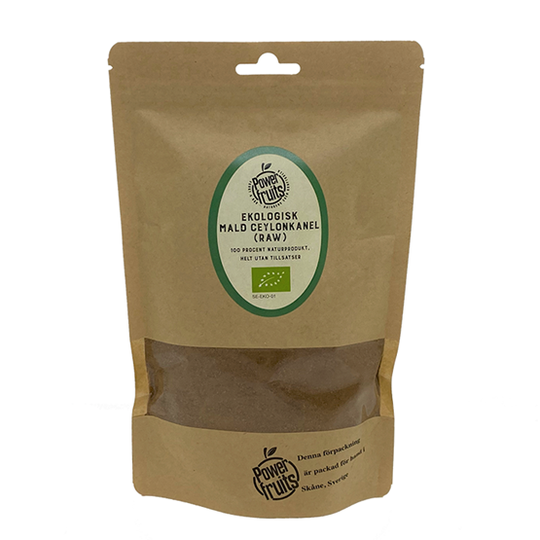 Powerfruits Ekologisk Ceylonkanel Mald RAW 200 g