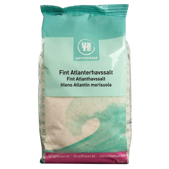 Urtekram Salt Fint Atlanthavsalt 1 kg