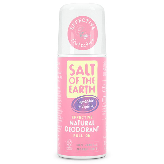 Salt of the Earth Lavender & Vanilla Natural Roll-On Deodorant, 75 ml