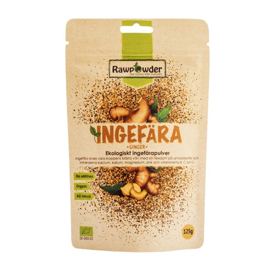 Rawpowder Ingefärapulver 125 g