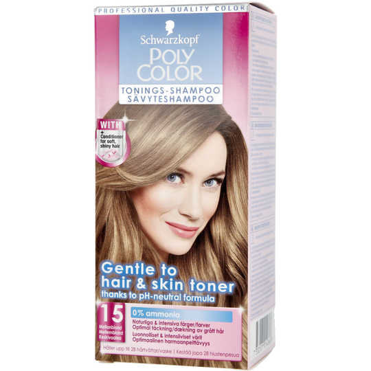 Schwarzkopf Poly Color Toning Shampoo 15 Mellanblond