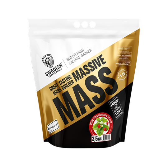 Swedish Supplements Massive Mass Wild Strawberry 3,5 kg
