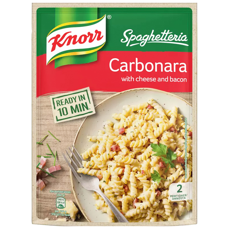 Pasta Carbonara Cheese & Bacon - 14% rabatt