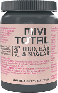 Mivitotal Hud, hår & naglar 90 st