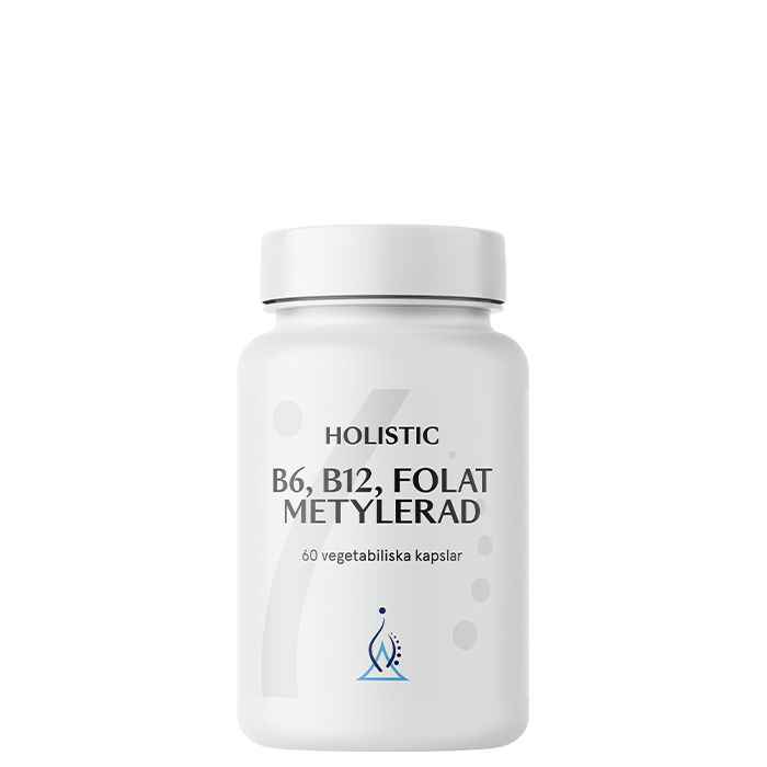 B6 B12 Folat Metylerad, 60 kapslar