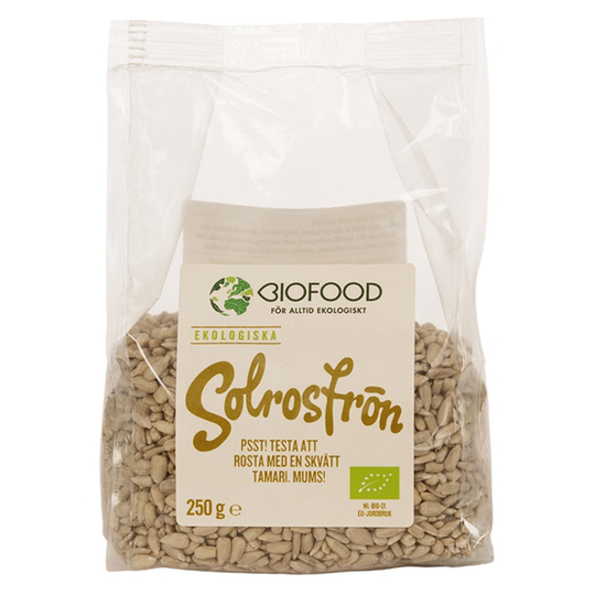 Biofood Solrosfrön 250 g