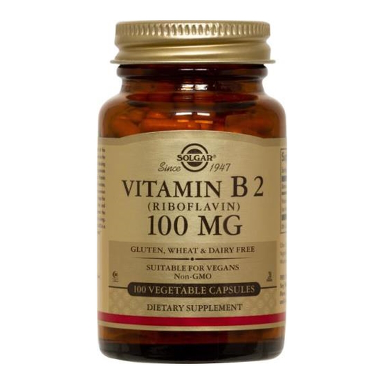 Solgar Vitamin B2 100 mg 100 kapslar