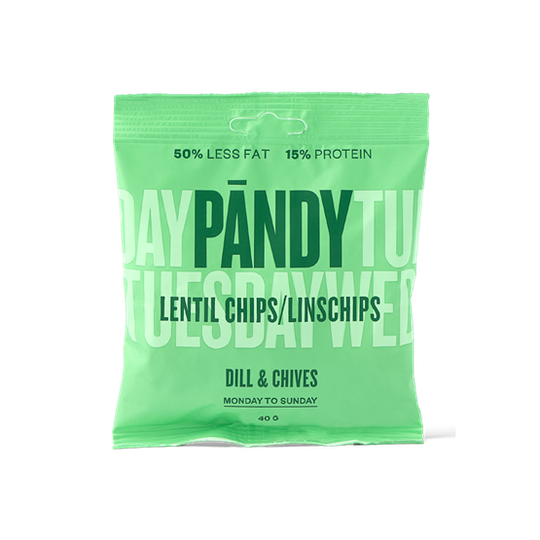 Pändy Linschips Dill & Gräslök 40 g