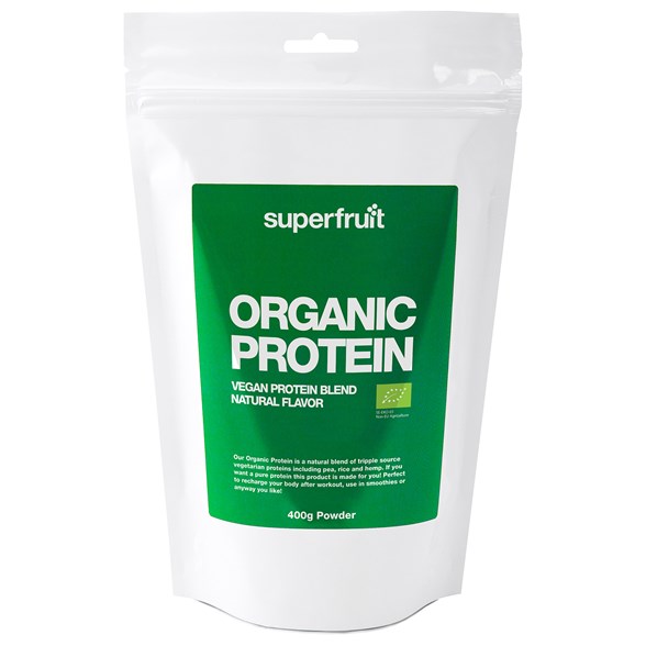 Superfruit Organic Protein Naturell, 400 g