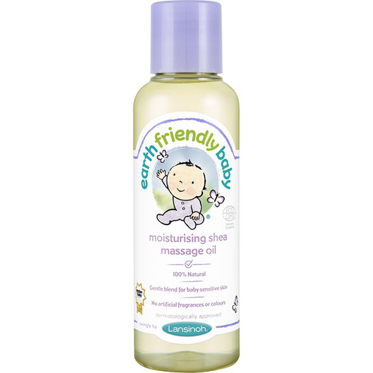 Earth Friendly Baby Moisturising Shea Massage Oil, 125 ml