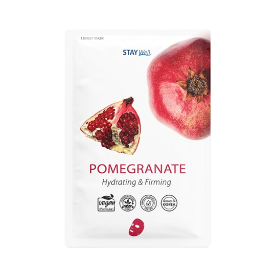 STAY Well Vegan Sheet Mask Pomegranate 23 g
