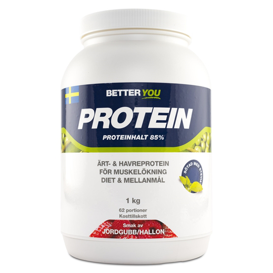 Better You Ärt & havreprotein Jordgubb/Hallon 1 kg