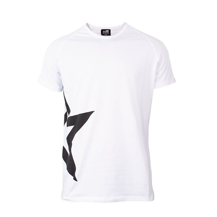 Star Nutrition Raglan T-shirt Star, White