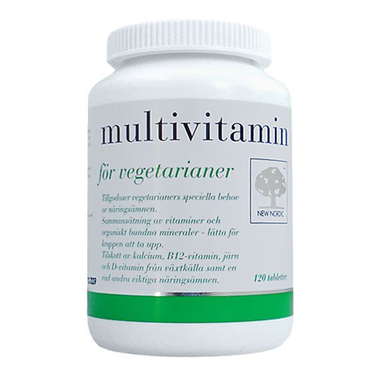 New Nordic Multivitamin för vegetarianer 120 st