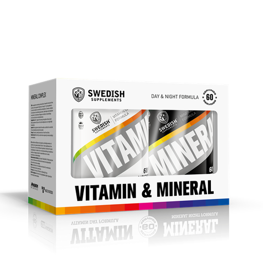 Swedish Supplements Vitamin & Mineral Complex 120 kapslar