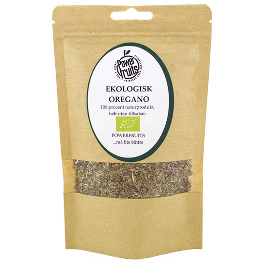 Powerfruits Ekologisk Oregano, 50 g