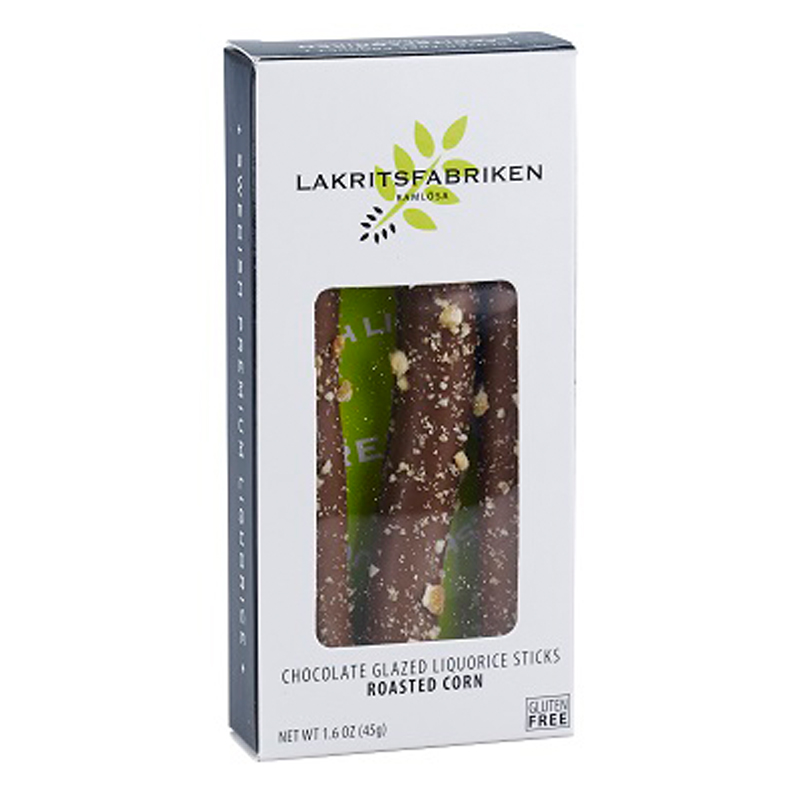 Lakritssticks Mjölkchoklad & Rostad Majs 45g - 43% rabatt
