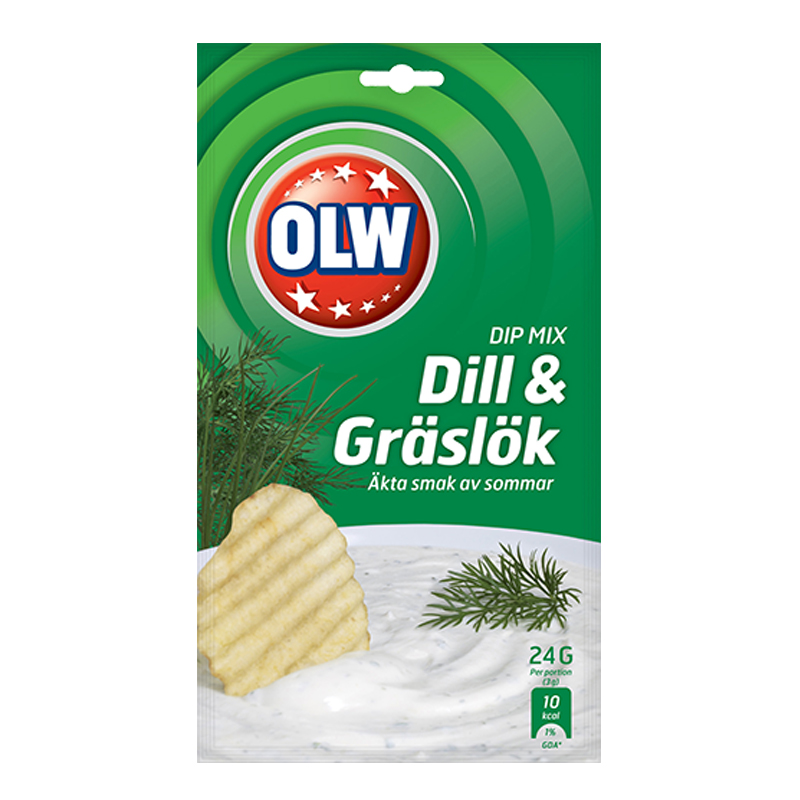 Dipmix Dill & Gräslök 24g - 44% rabatt