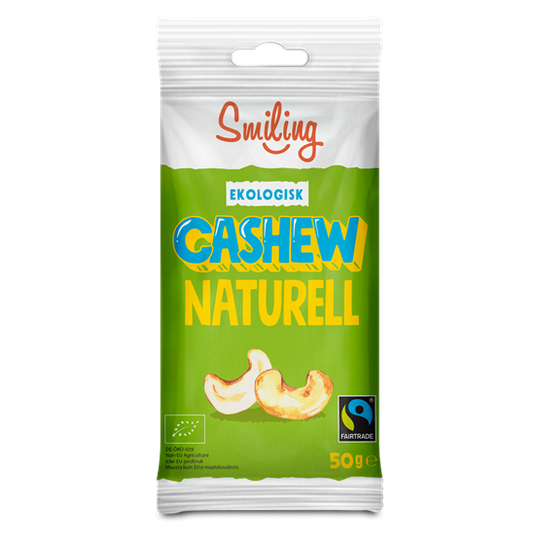 Smiling Cashewnötter Naturell 50 g