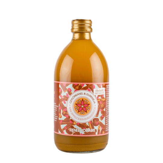 Renée Voltaire Äppelcidervinäger med ceylonkanel & gurkmeja 500 ml