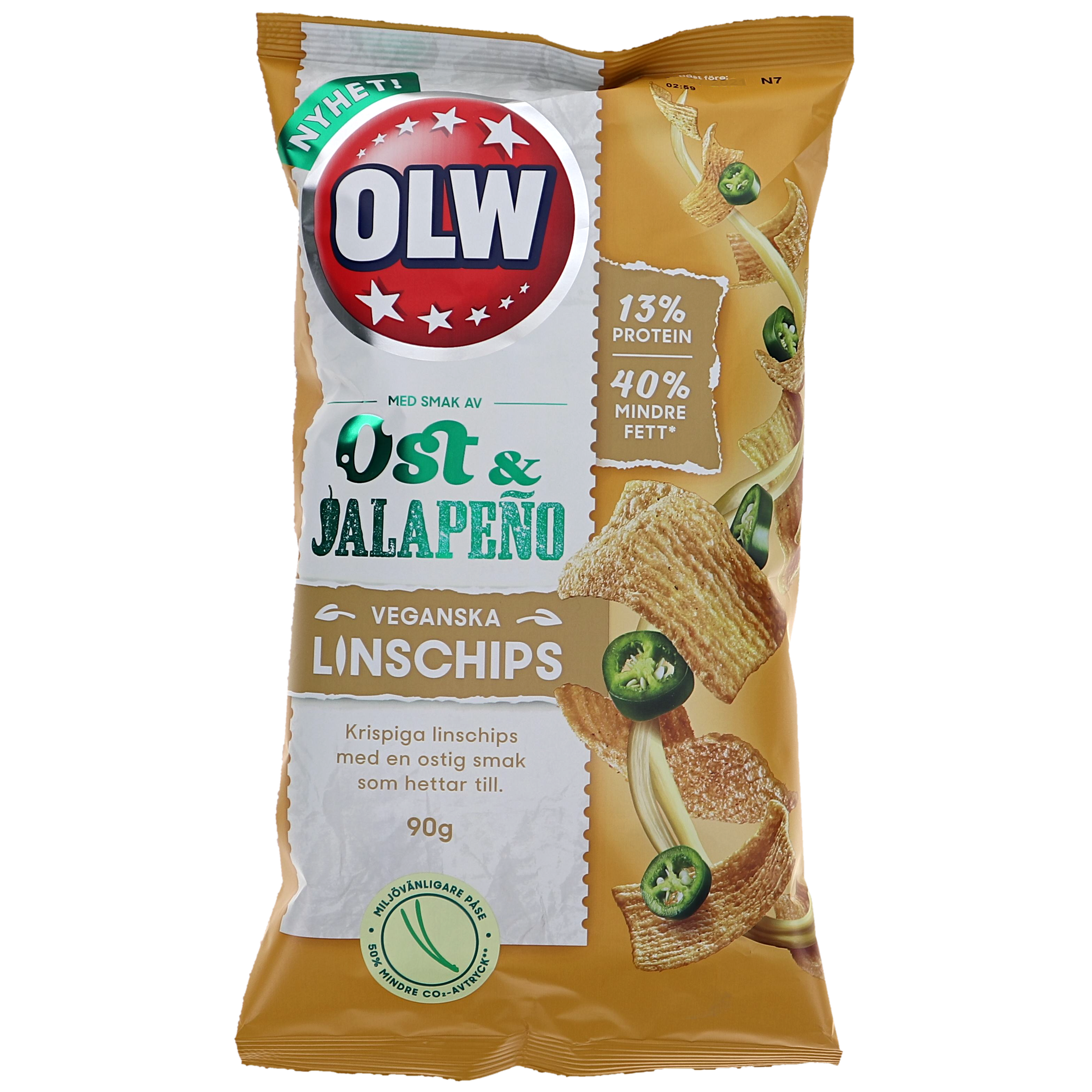 Linschips Ost & Jalapeño - 19% rabatt