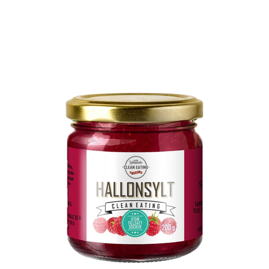 Clean Eating Hallonsylt 200 g