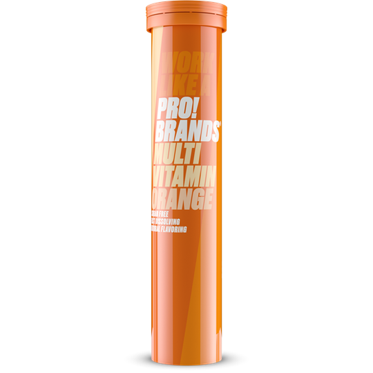 ProBrands VitaminPro Multivitamin Effervescent Orange 20 brustabletter
