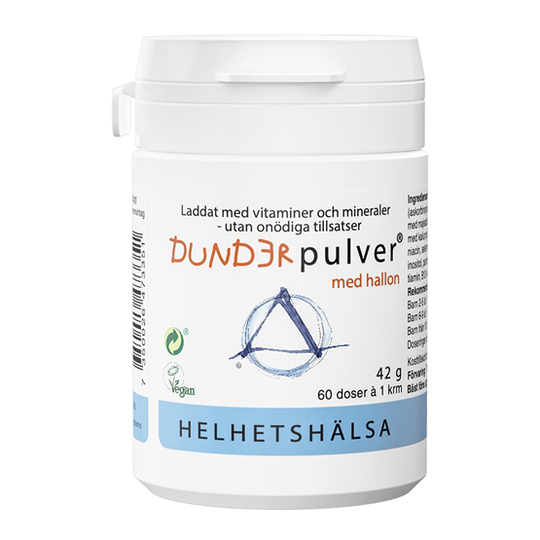 Helhetshälsa Dunderpulver Barnvitamin 60 doser