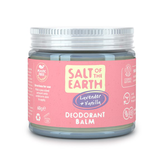 Salt of the Earth Lavender & Vanilla Natural Deodorant Balm, 60 g