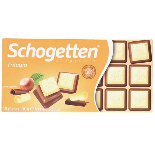 Schogetten Choklad Trilogia Noisettes