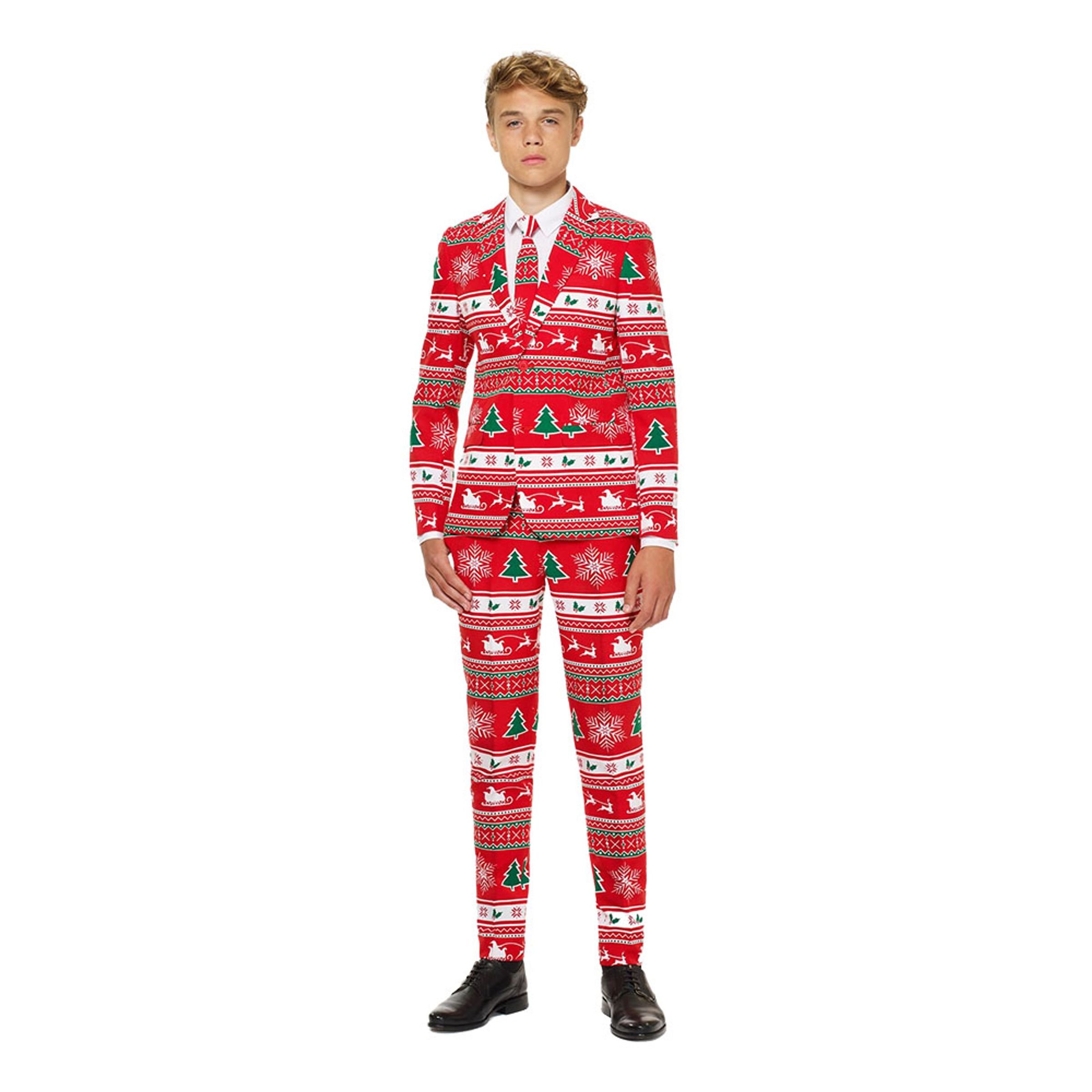 OppoSuits Teen Winter Wonderland Kostym - 134/140
