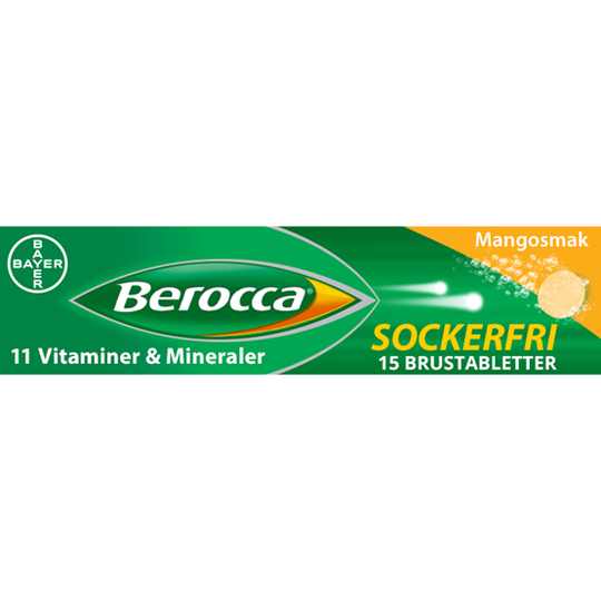 Berocca Performance Mango 15 brustabletter