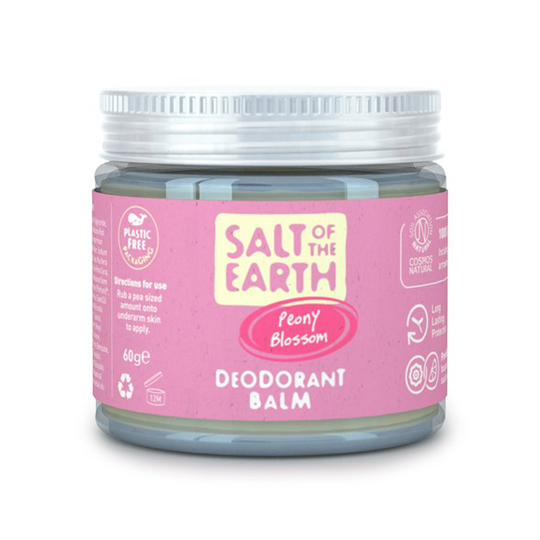 Salt of the Earth Peony Blossom Natural Deodorant Balm, 60 g
