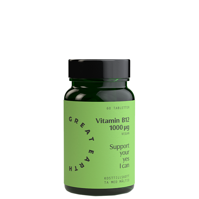 Vitamin B12 1000 µg, 60 tabletter