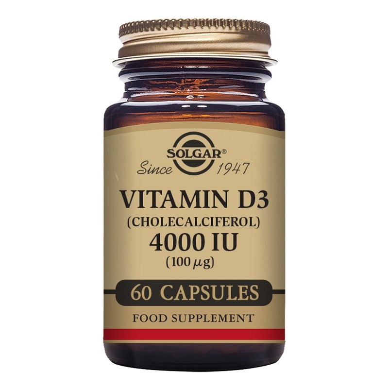 Solgar Vitamin D3 4000 IU 60kaps