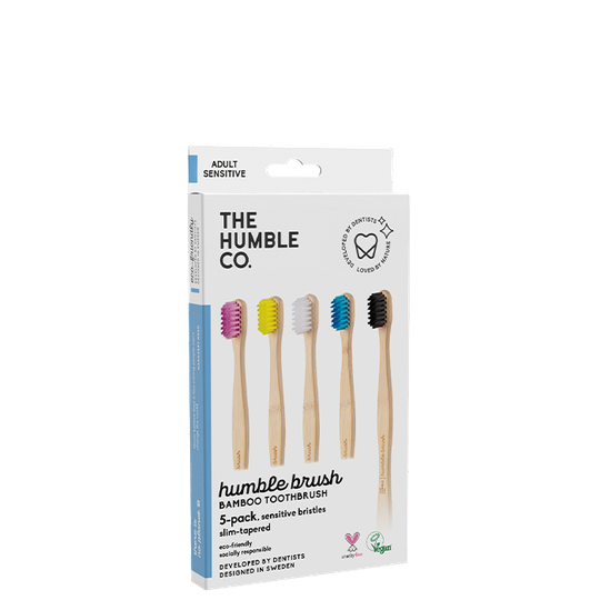 Humble Brush - Tandborste Mixade Färger Sensitive