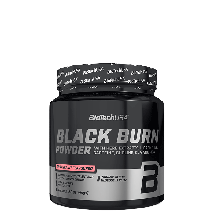 Black Burn Powder, 210 g, Grapefriut