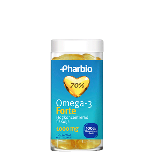 Pharbio Omega-3 Forte 120 kapslar