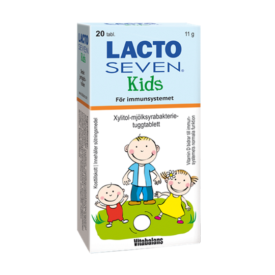 Lacto Seven Vitabalans Lactoseven KIDS 20 tabletter