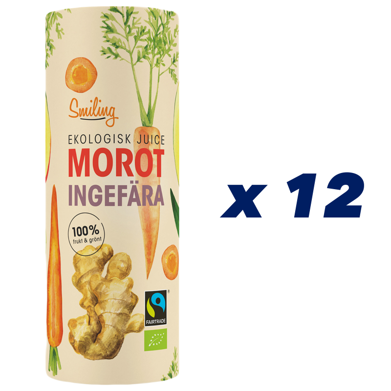 Eko Juice Morot & Ingefära 12-pack - 56% rabatt