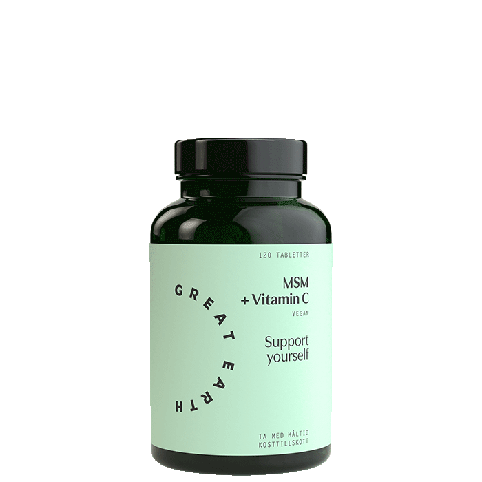 MSM+Vitamin C, 120 tabletter