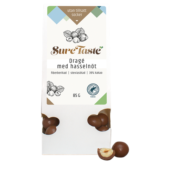 Sure Taste Drage Mjölkchoklad Hasselnöt 85 g