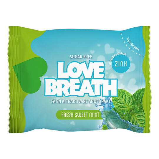 Love Breath Sugtabletter - Fresh Sweet Mint
