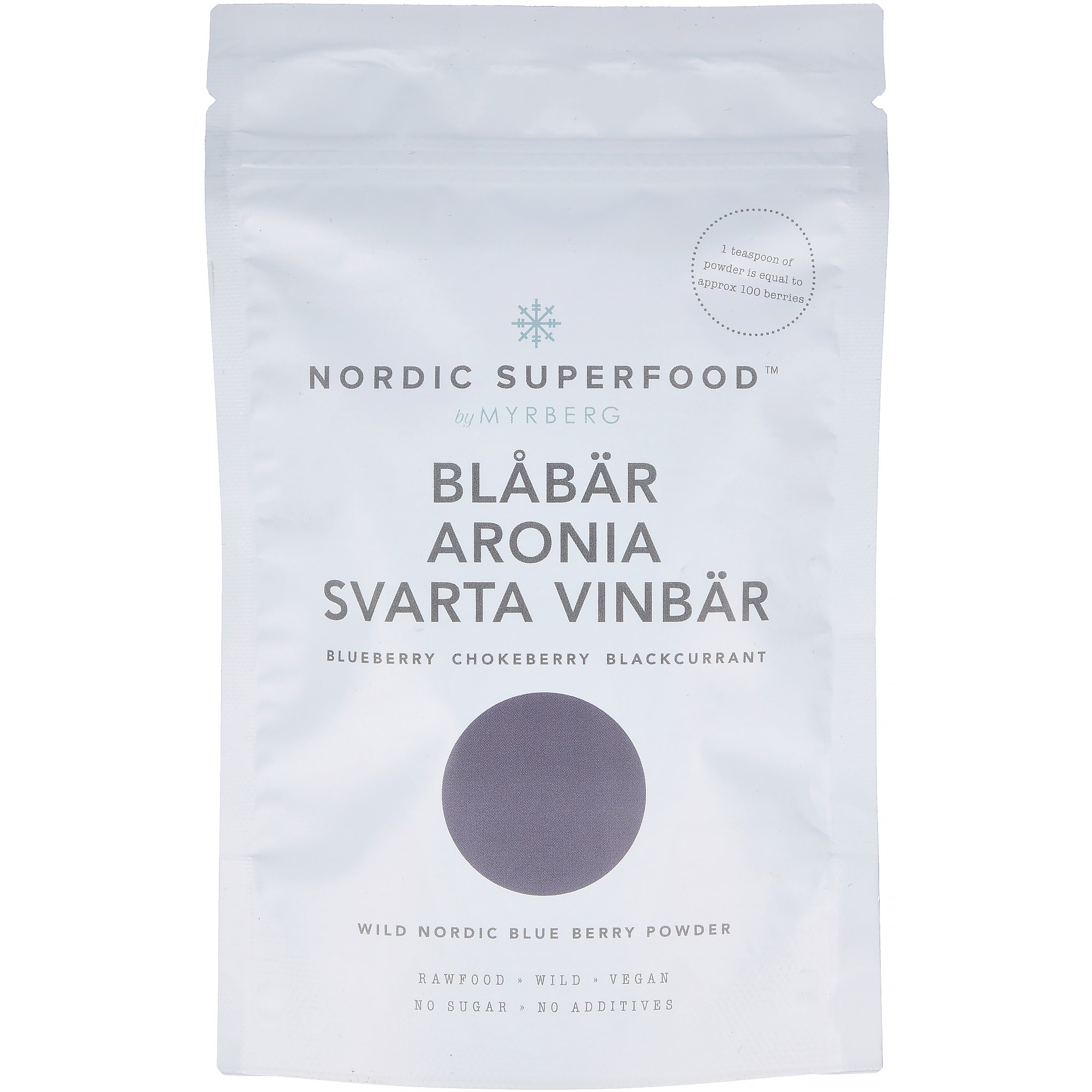 Nordic Superfood by Myrberg Blue Blåbär, Aronia, Svarta Vinbär