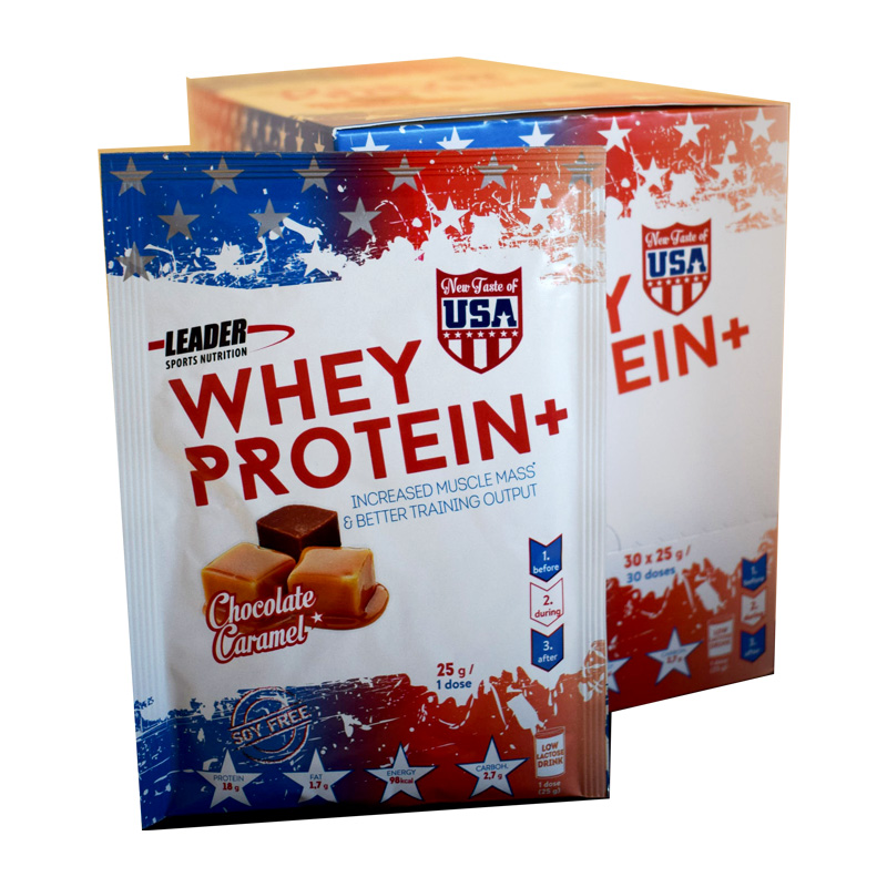 Hel Låda Proteinpulver "Chocolate Caramel" 30 x 25g - 33% rabatt