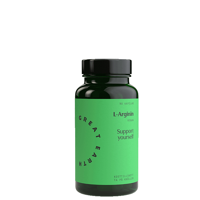 L-Arginine 500 mg, 90 kapslar