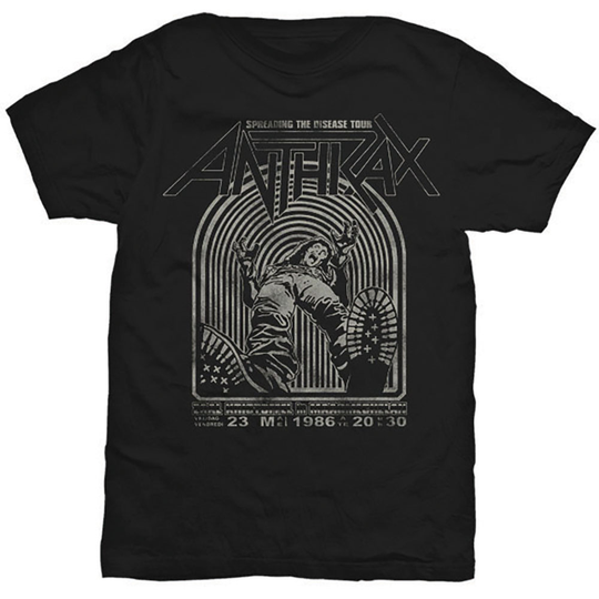 Anthrax: Unisex T-Shirt/Spreading the disease (XX-Large)