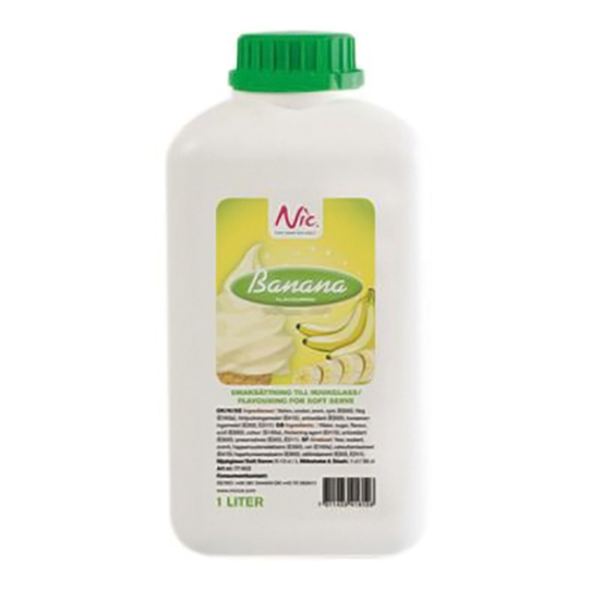 Nic Banan Syrup - 1 liter