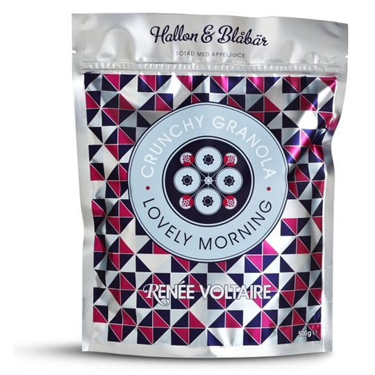 Renée Voltaire Crunchy Granola Hallon & Blåbär 500 g